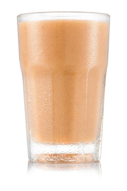 istock Yellow fruit smoothie in glass 664209654