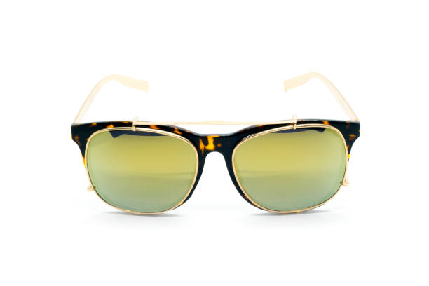 istock Modern fashionable sunglasses isolated on white background, Glasses 664213228