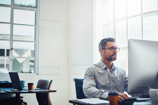 istock Productivity is his top priority each day 664221594