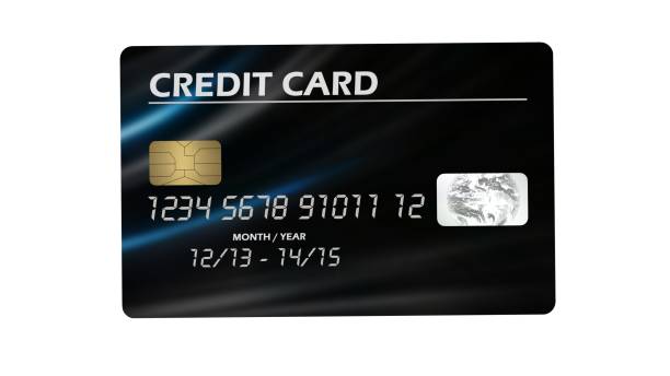 istock Credit Card isolated on white background 664222052