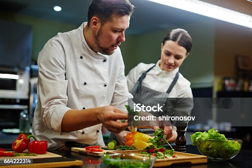 istock Cooking together 664222314