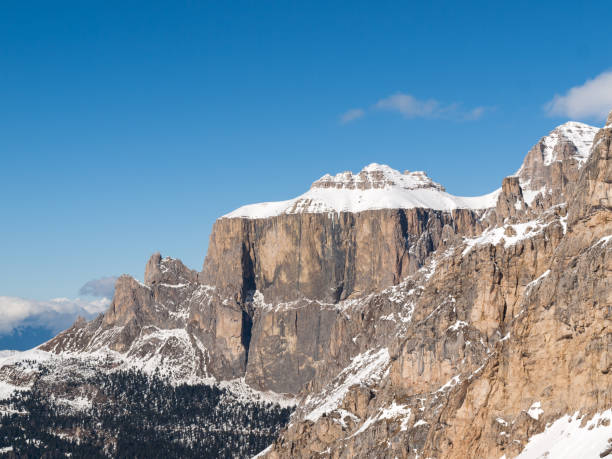 istock Skiing area in the dolomites Alps 664229568