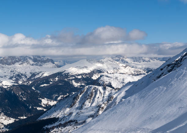 istock Skiing area in the dolomites Alps 664229636