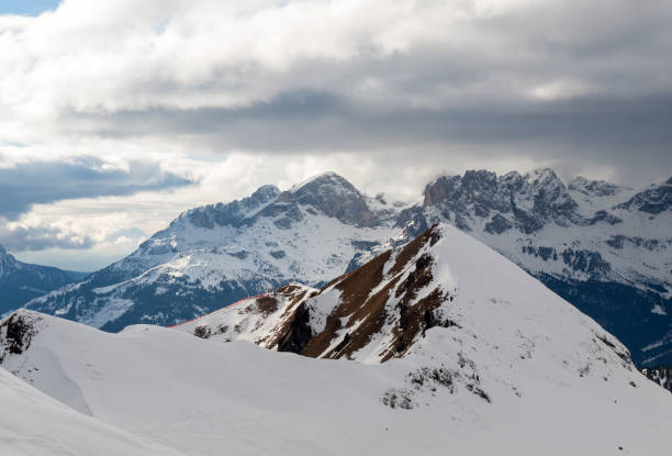 istock Skiing area in the dolomites Alps 664229852