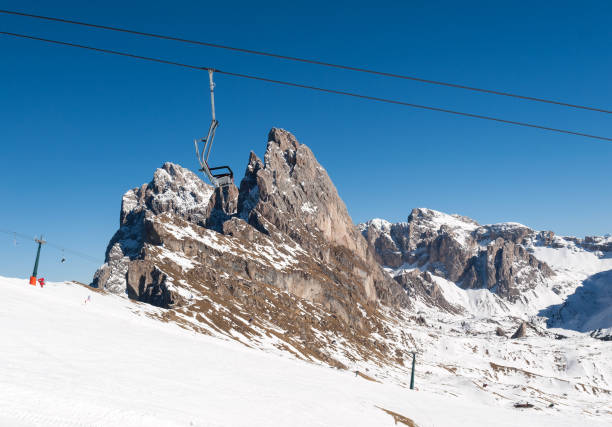istock Skiing area in the dolomites Alps 664230042