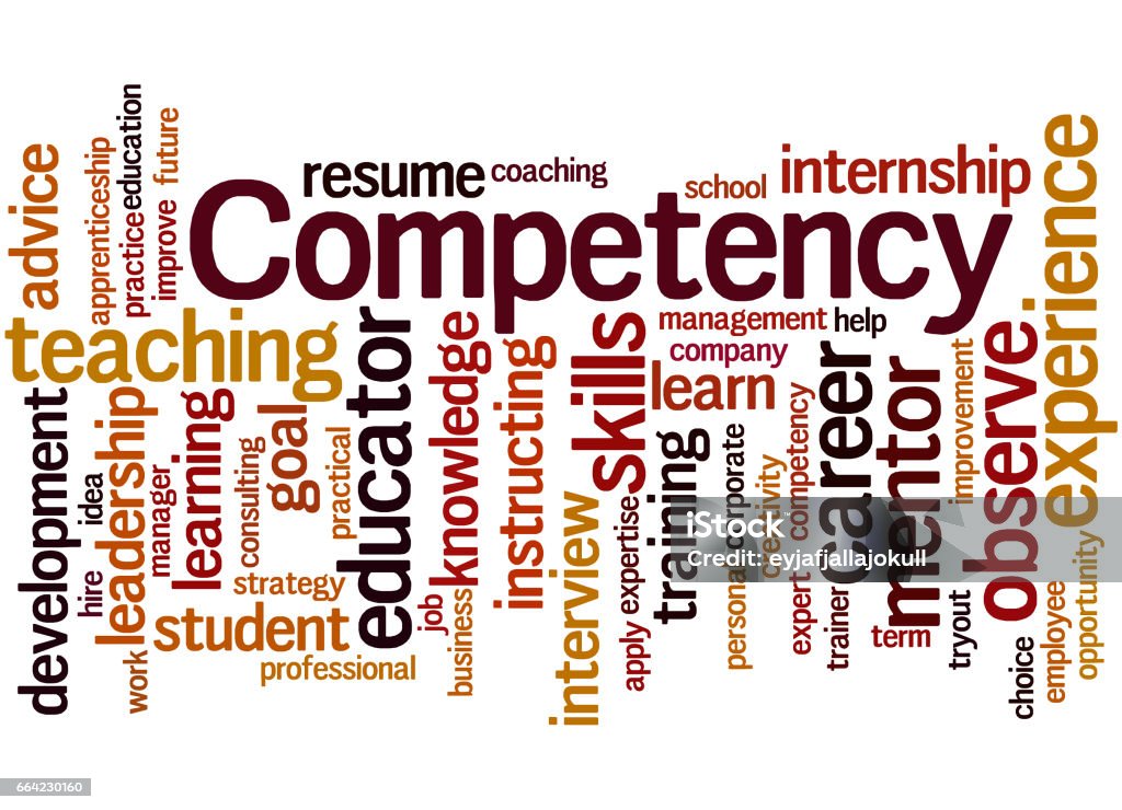 Competency Wordcloud Competency Word Cloud Concept 4 Stock Illustration - Download Image Now ...
