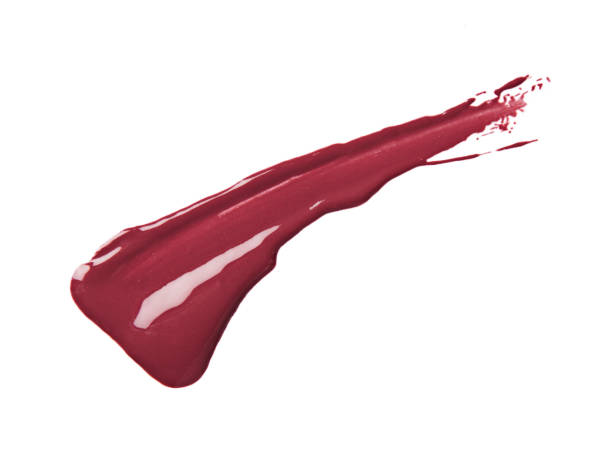 istock pink red lip gloss brush stroke 664242024