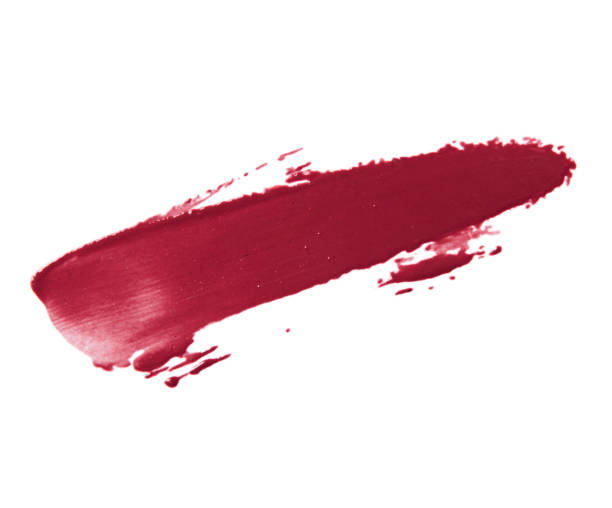 istock pink red lip gloss brush stroke 664242046