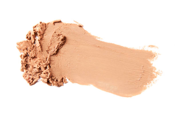 istock pink beige foundation brush stroke 664242098