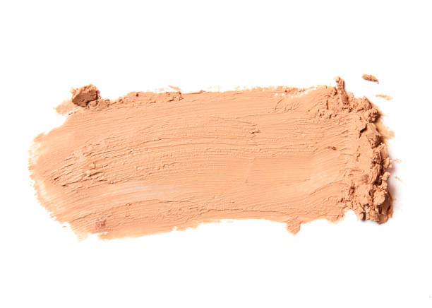 istock pink beige foundation brush stroke 664242110