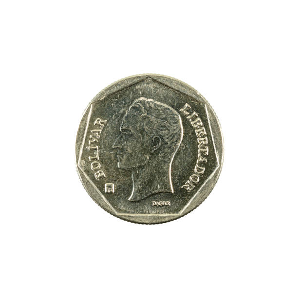 istock 100 venezuelan bolivar coin (2001) reverse isolated on white background 664254724