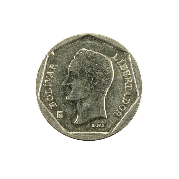 istock 20 venezuelan bolivar coin (1999) reverse isolated on white background 664254820