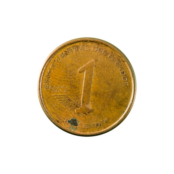 istock 1 ecuadorian centavo coin (2003) obverse isolated on white background 664255532
