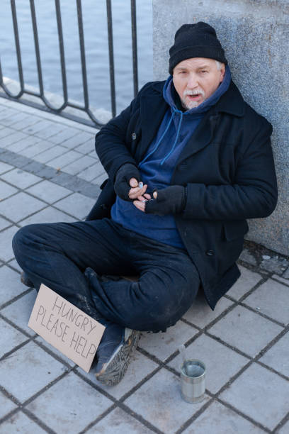 istock Hopeless person posing on camera 664258320