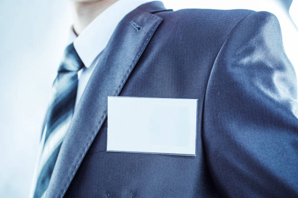 istock torso as a successful Manager with a blank badge 664258712