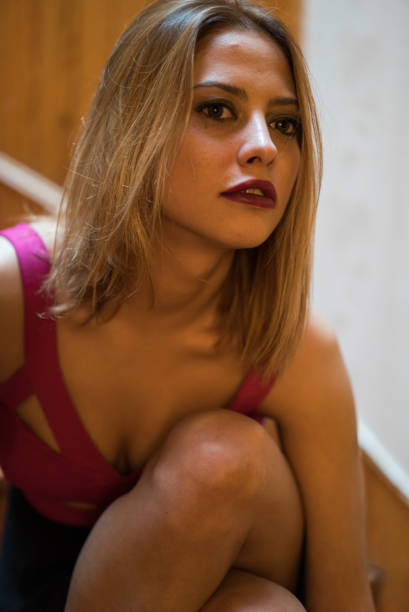 istock Attractive fashion model 664259346