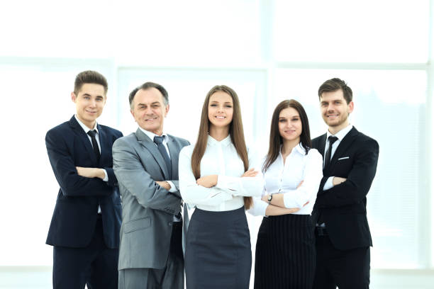 istock successful business team on background of bright, modern office 664263418