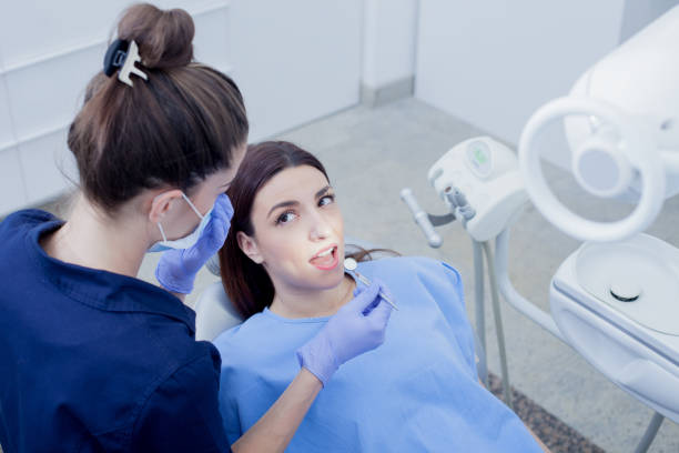istock Woman at dentist 664274636