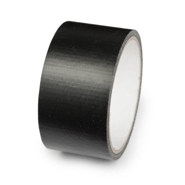 istock Black industrial tape 664274650