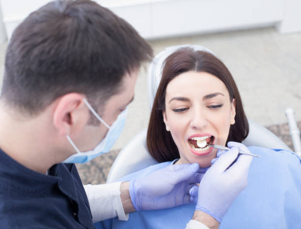 istock Woman at dentist 664275004