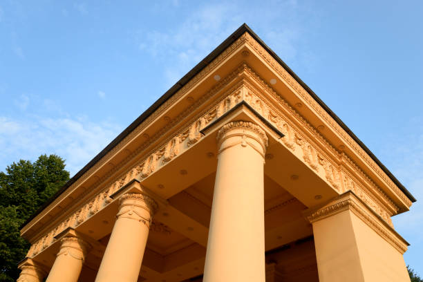 istock Pavilion in neoclassical style in St.Petersburg. 664277554