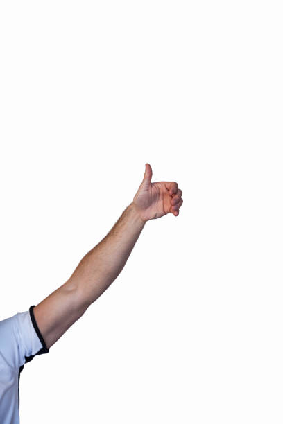 istock Cropped image of a rugby player with arm raised 664292220