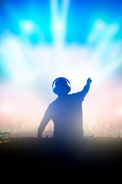 istock Charismatic disc jockey at the turntable. 664304450