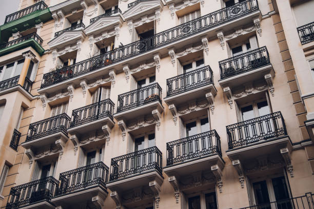 istock Blocks of apartments in Madrid 664307568