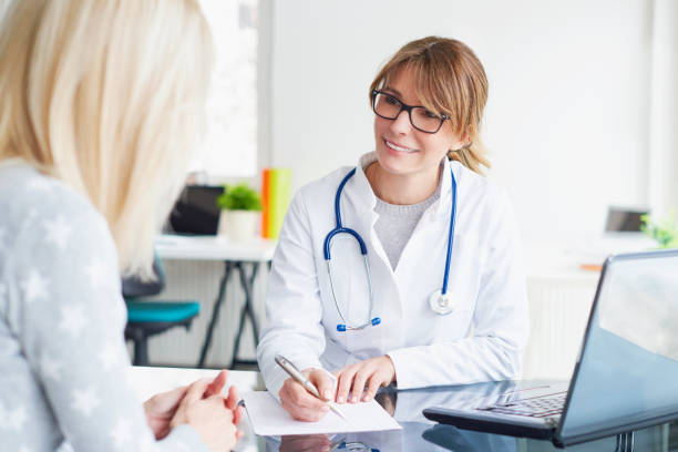 istock Doctor and her patient 664308642
