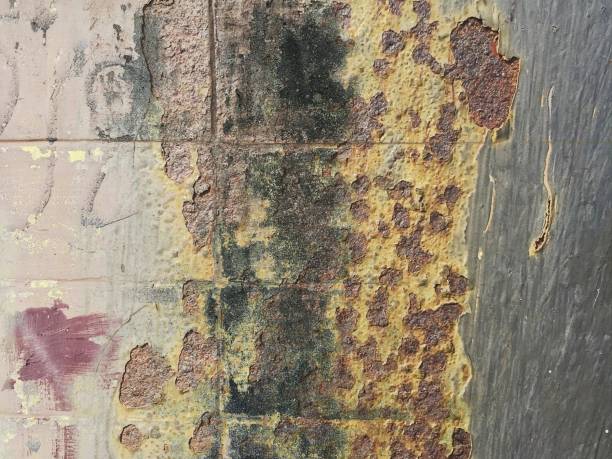 istock grunge old corrosion stain on concrete wall texture 664312738