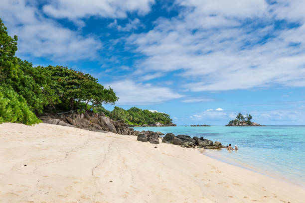 istock Anse Royale beach, Mahe Island, Seychelles 664316546