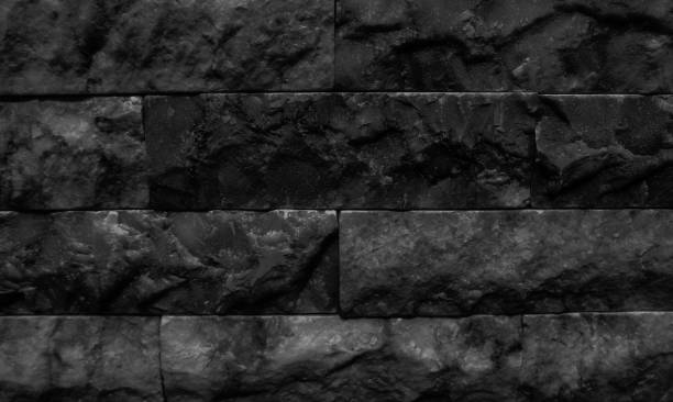 istock black granite brick seamless texture or background, close up 664336920