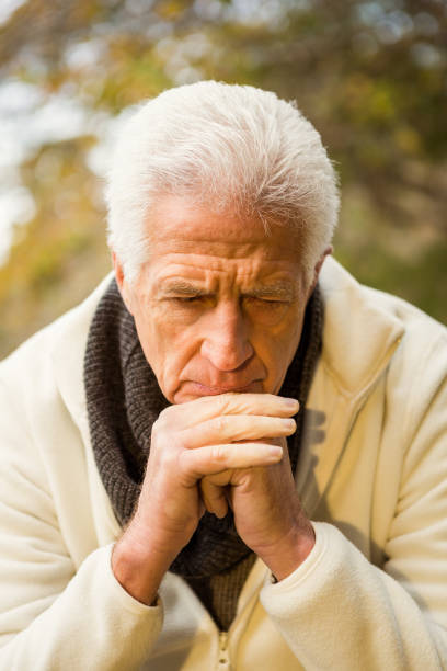 istock Senior man in the park 664340466
