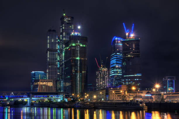 istock Moscow-City at night 664341264