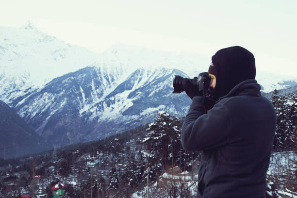 istock Photographing snowcapped Himalayas mountain 664343766