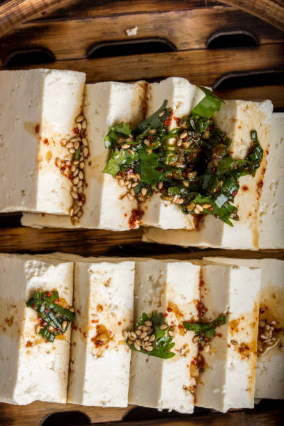istock Fresh Tofu with Soy Sauce 664347034
