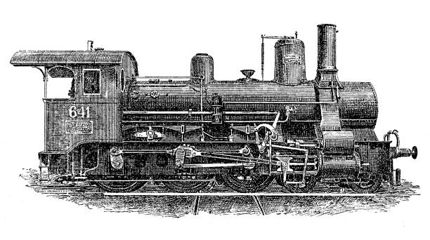 istock Steam locomotive for passenger transport 664348566