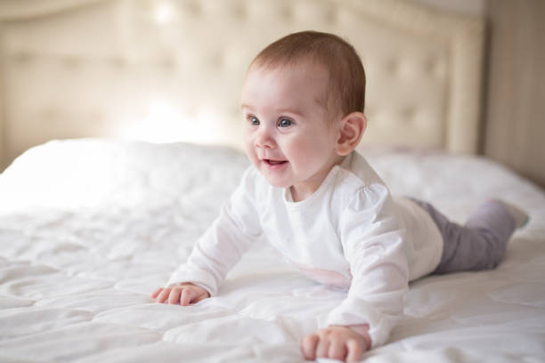 istock Cute little baby 664350150