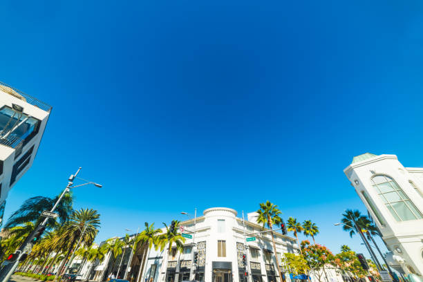 istock Rodeo drive on a sunny day 664351856