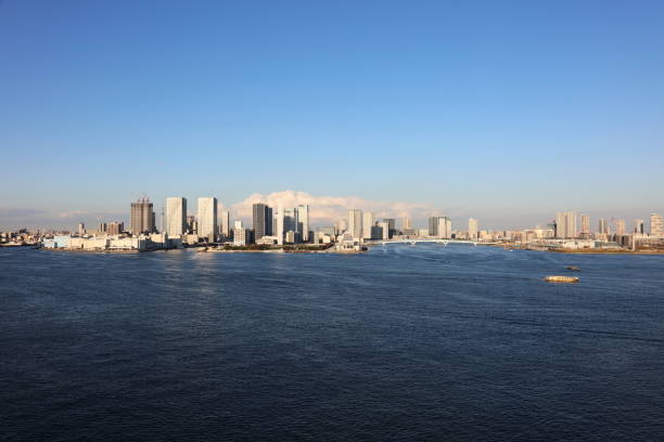 istock Tokyo city silhouette. 664352922