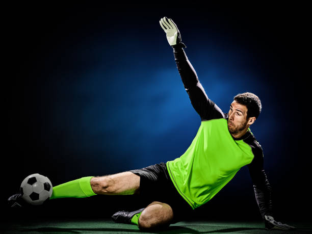 istock goalkeeper soccer man isolated 664363466