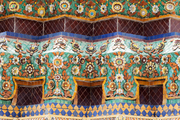 istock Facade of Temple Wat Pho in Bangkok 664364036