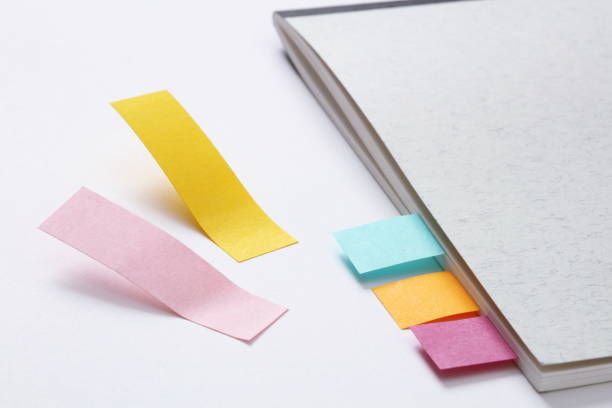 colorful sticky notes colorful sticky notes 書く stock pictures, royalty-free photos & images