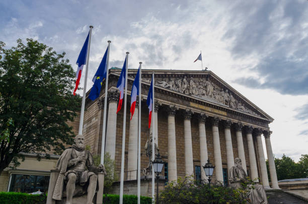 National Assembly National assembly in the city of Paris, France. Assemblee Nationale supersonic airplane photos stock pictures, royalty-free photos & images
