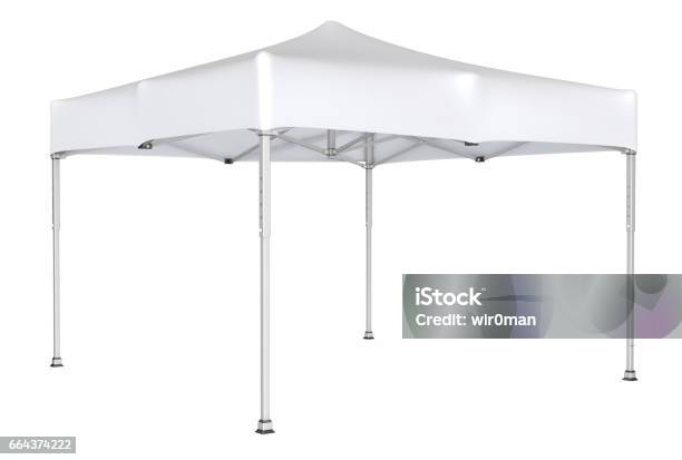 Mobile Tent Advertising Marquee Stock Illustration - Download Image Now - Pop Up Store, Canopy, Outdoors