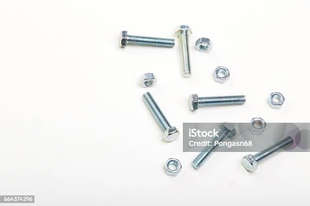 Bolt Stock Photo - Download Image Now - Above, Bolt - Fastener, Building - Activity