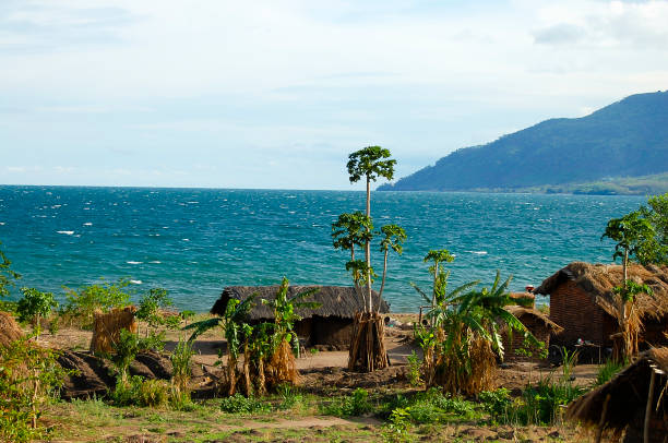 Shore of Lake Malawi - Malawi Shore of Lake Malawi - Malawi malawi stock pictures, royalty-free photos & images