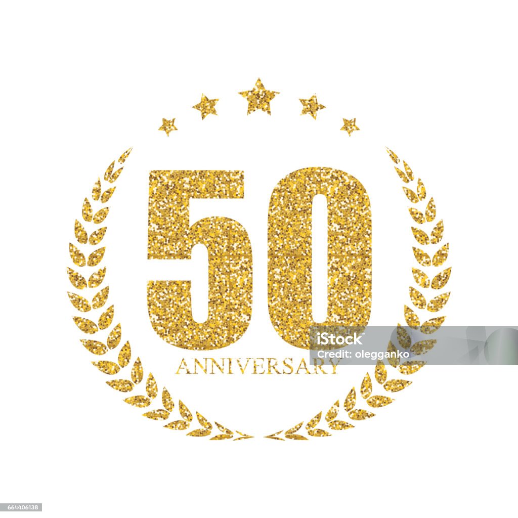bloemblad ophouden aantrekken Sjabloon 50 Jaar Verjaardag Vectorillustratie Stockvectorkunst en meer  beelden van 50 Jarig Jubileum - 50 Jarig Jubileum, Getal 50, 50th Wedding  Anniversary - iStock