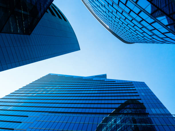 istock Modern office buildings, architecture in Brussels, Belgium 664407004
