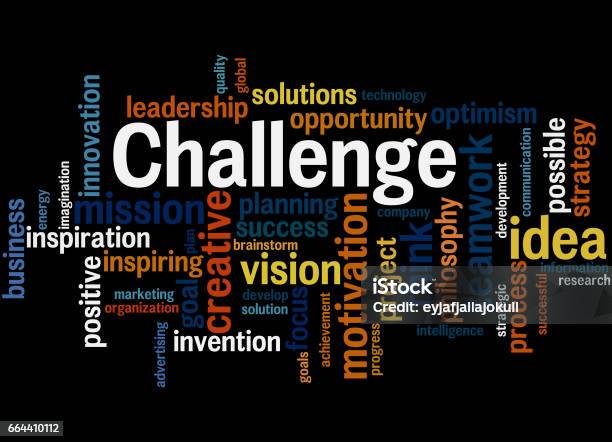 Challenges Word Map Challenge Word Cloud Concept 8 Stock Illustration - Download Image Now ...